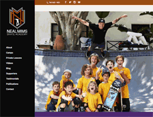 Tablet Screenshot of nealmimsskateacademy.com